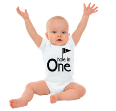 Hole In One Romper Bodysuit-Direct To Garment Print-Brisco Baby