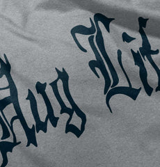 Hug Life Toddler Football Jersey Tee-Direct To Garment Print-Brisco Baby