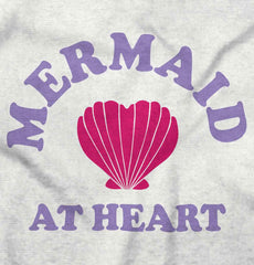 Mermaid At Heart Infant Baby Bib-Direct To Garment Print-Brisco Baby