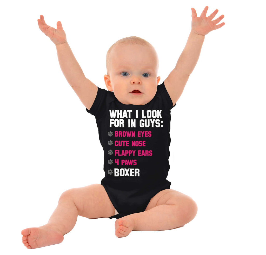 Boxer Checklist Romper Bodysuit-Direct To Garment Print-Brisco Baby