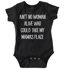 Ain't No Woman Romper Bodysuit-Direct To Garment Print-Brisco Baby