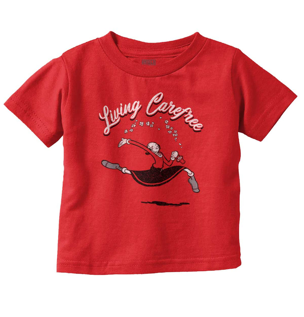 Living Carefree Infant Toddler T Shirt-Direct To Garment Print-Brisco Baby