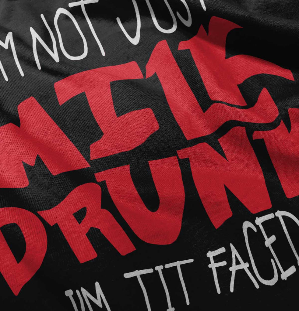 Tit Faced Ringer Romper Bodysuit-Direct To Garment Print-Brisco Baby