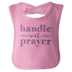 Handle With Prayer Infant Baby Bib-Direct To Garment Print-Brisco Baby
