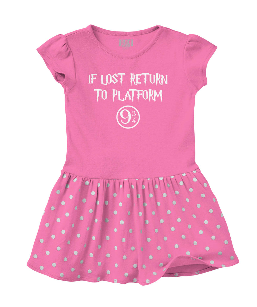 Return Platofrm 9 3/4 Baby Polka Dot Skirt Dress-Direct To Garment Print-Brisco Baby