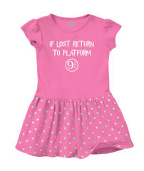 Return Platofrm 9 3/4 Baby Polka Dot Skirt Dress-Direct To Garment Print-Brisco Baby