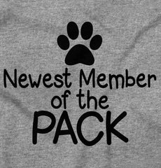 Member of the Pack Infant Toddler T Shirt-Direct To Garment Print-Brisco Baby