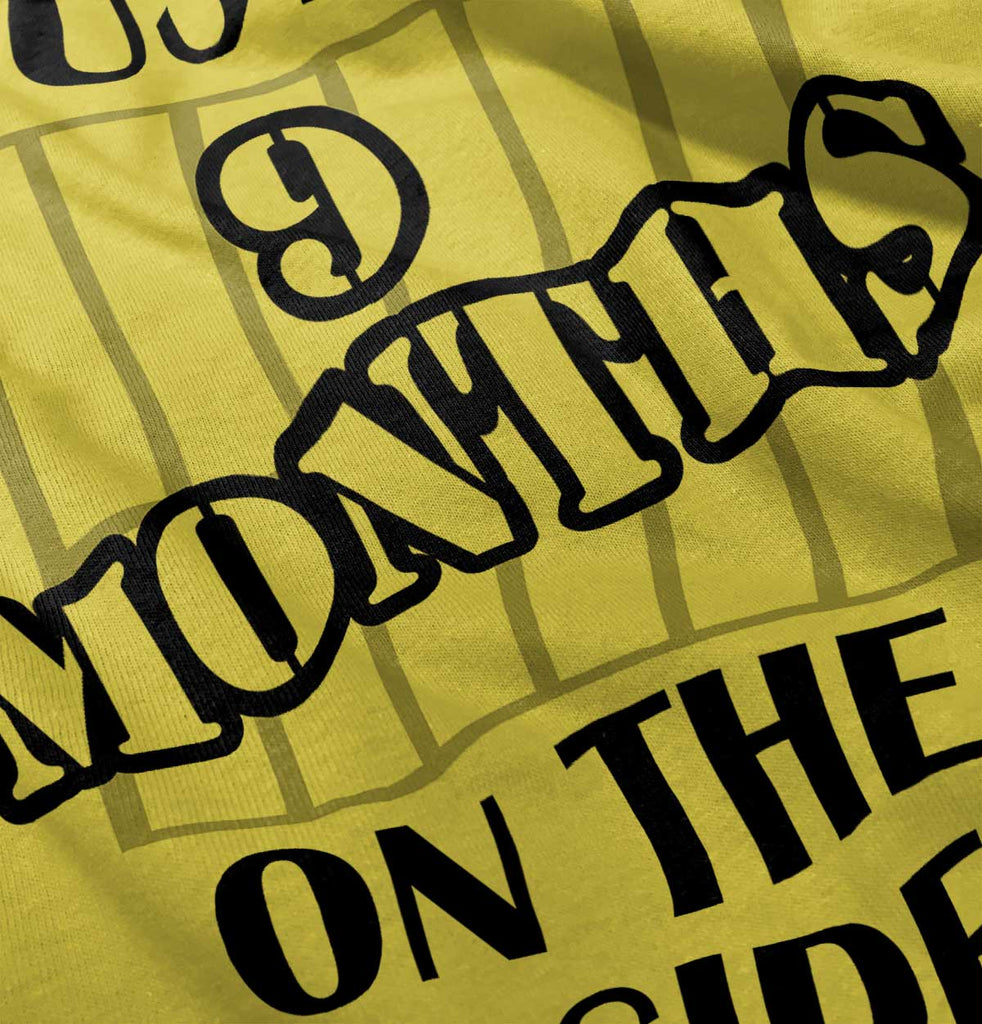 9 Months On The Inside Romper Bodysuit-Direct To Garment Print-Brisco Baby