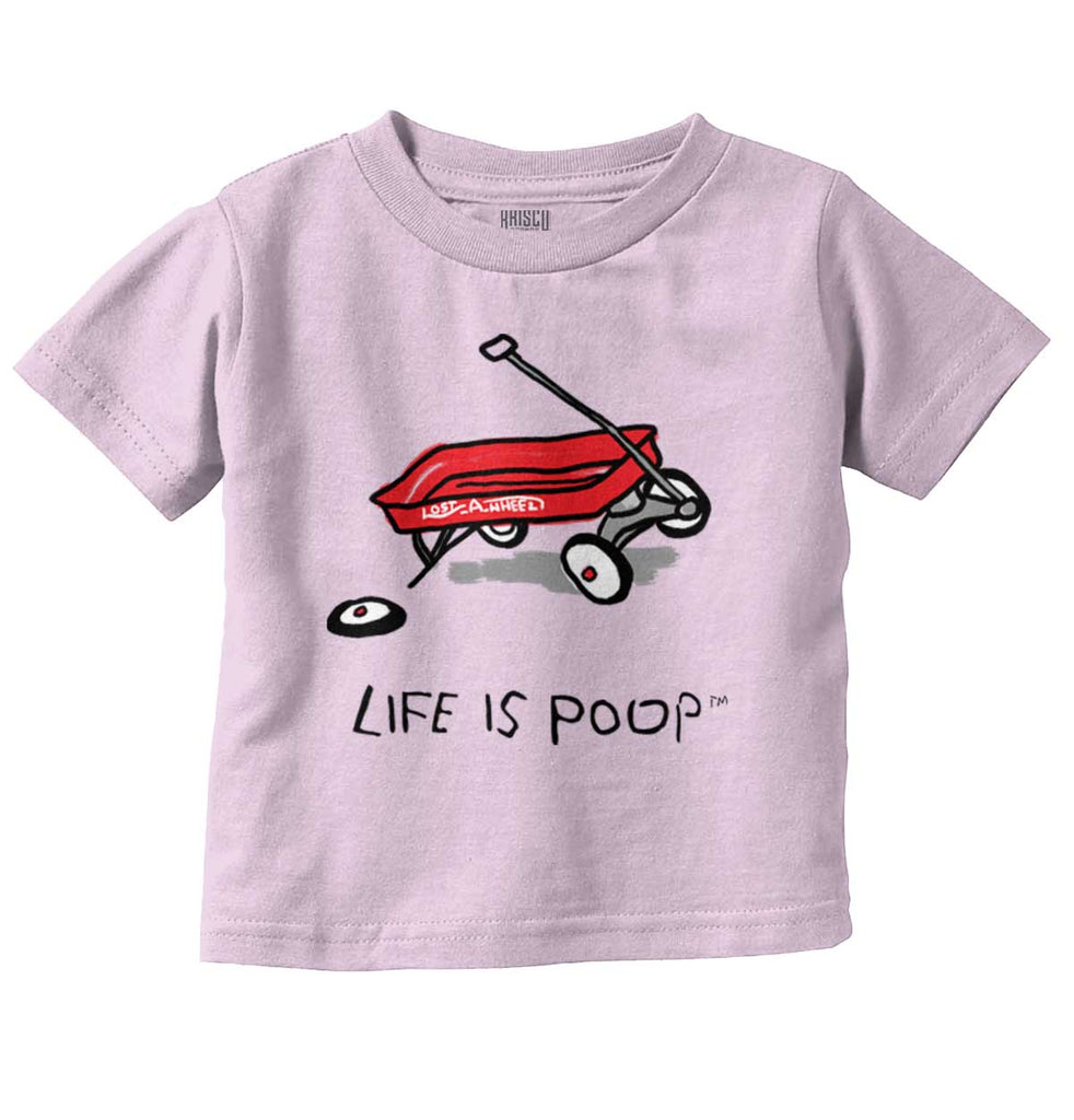 Broken Wagon Infant Toddler T Shirt-Direct To Garment Print-Brisco Baby