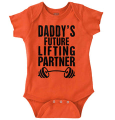 Lifting Partner Romper Bodysuit-Direct To Garment Print-Brisco Baby