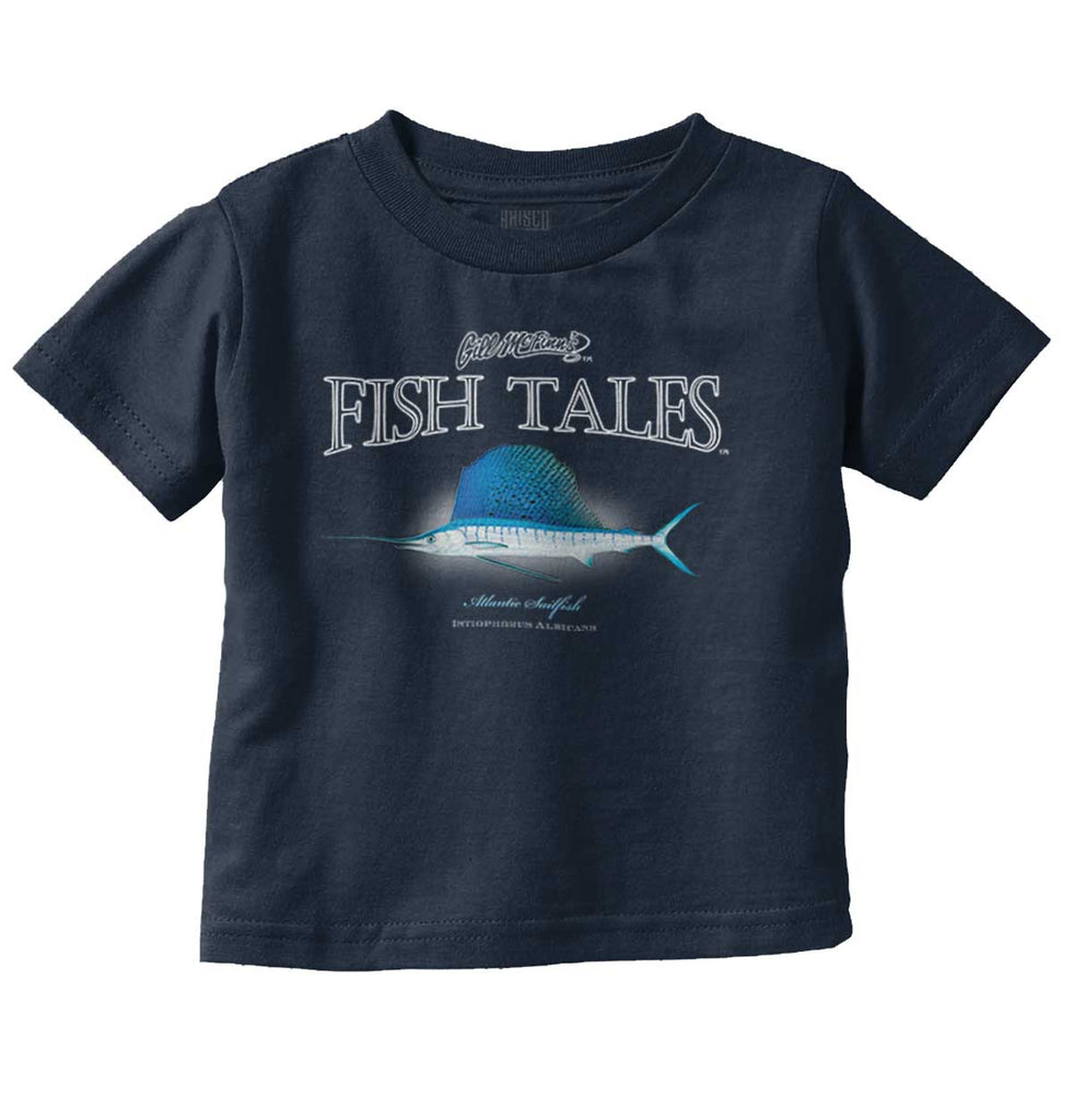 Atlantic Sailfish Infant Toddler T Shirt-Direct To Garment Print-Brisco Baby