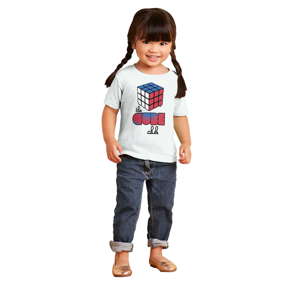 Rubik's Cube Club Infant Toddler T Shirt-Direct To Garment Print-Brisco Baby
