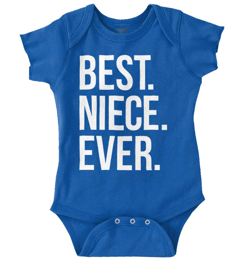 Best Niece Ever Romper Bodysuit-Direct To Garment Print-Brisco Baby