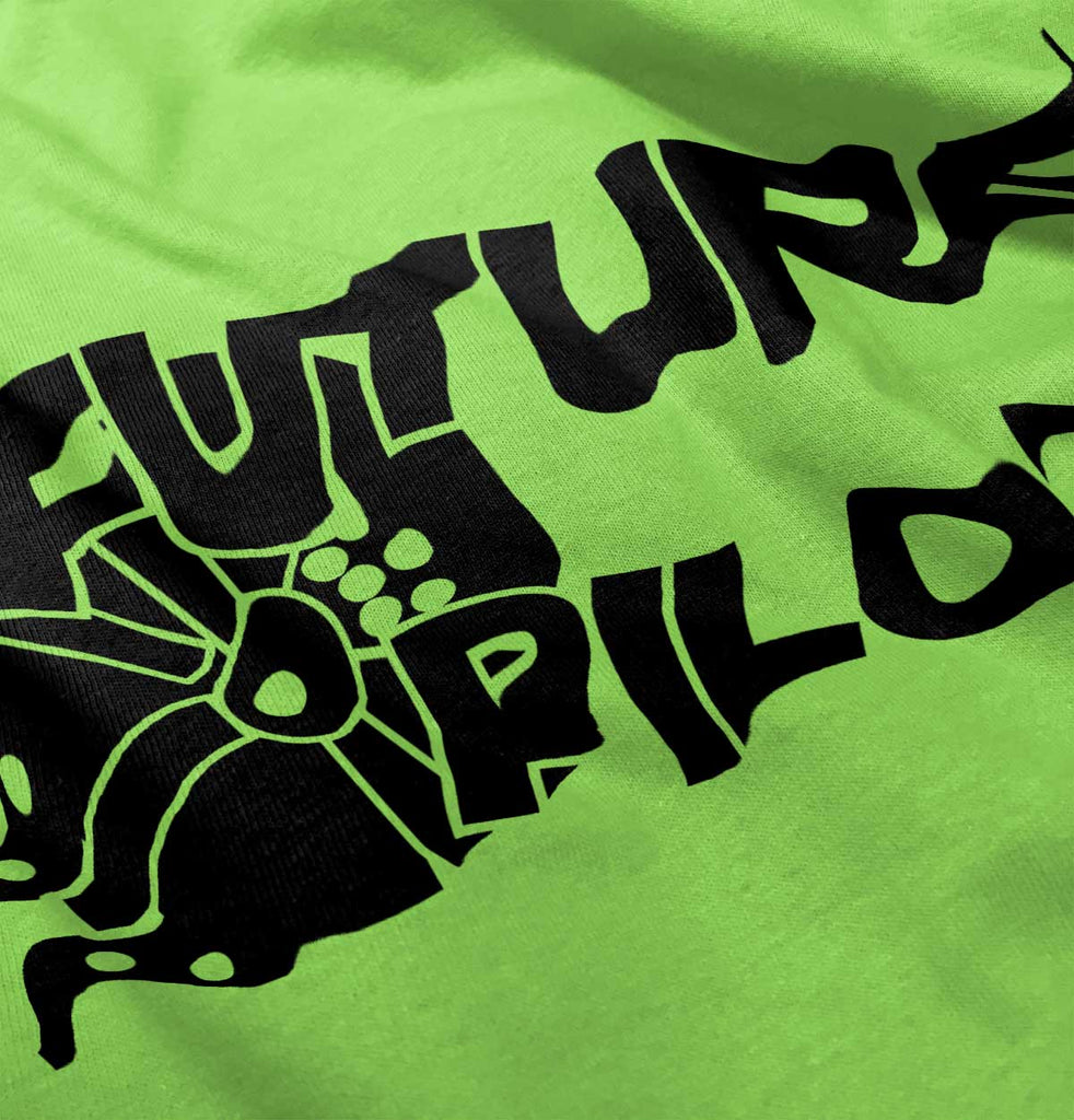 Future Pilot Romper Bodysuit-Direct To Garment Print-Brisco Baby