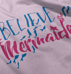 Believe In Mermaids Romper Bodysuit-Direct To Garment Print-Brisco Baby