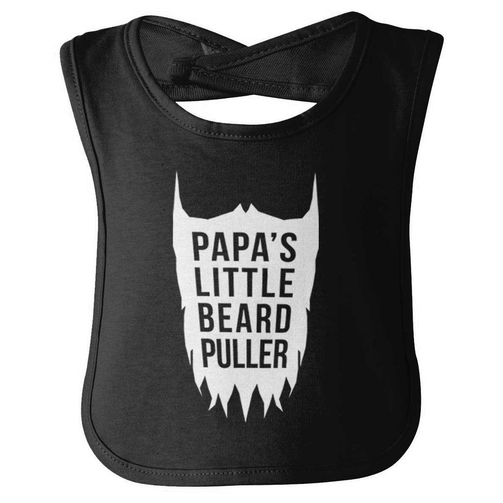 Papa's Little Bread Puller Infant Baby Bib-Direct To Garment Print-Brisco Baby