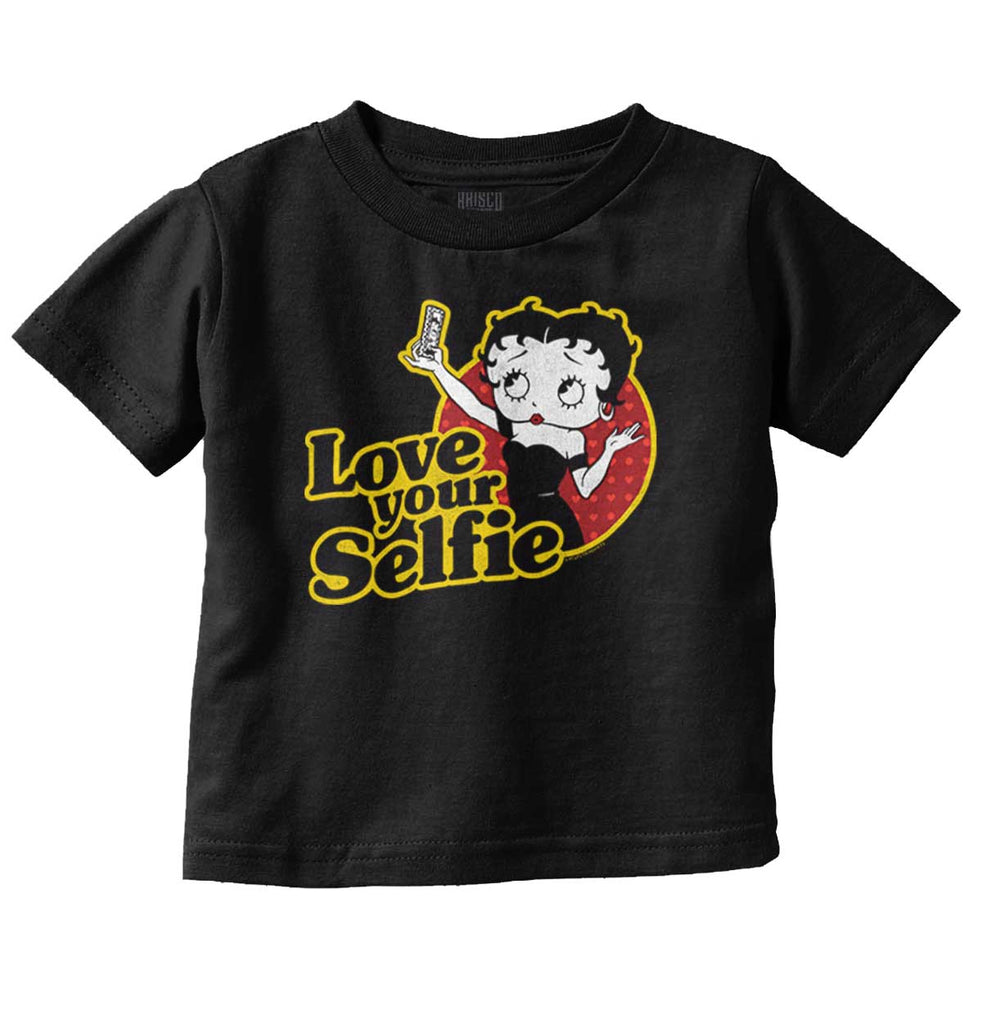 Love Your Selfie Infant Toddler T Shirt-Direct To Garment Print-Brisco Baby