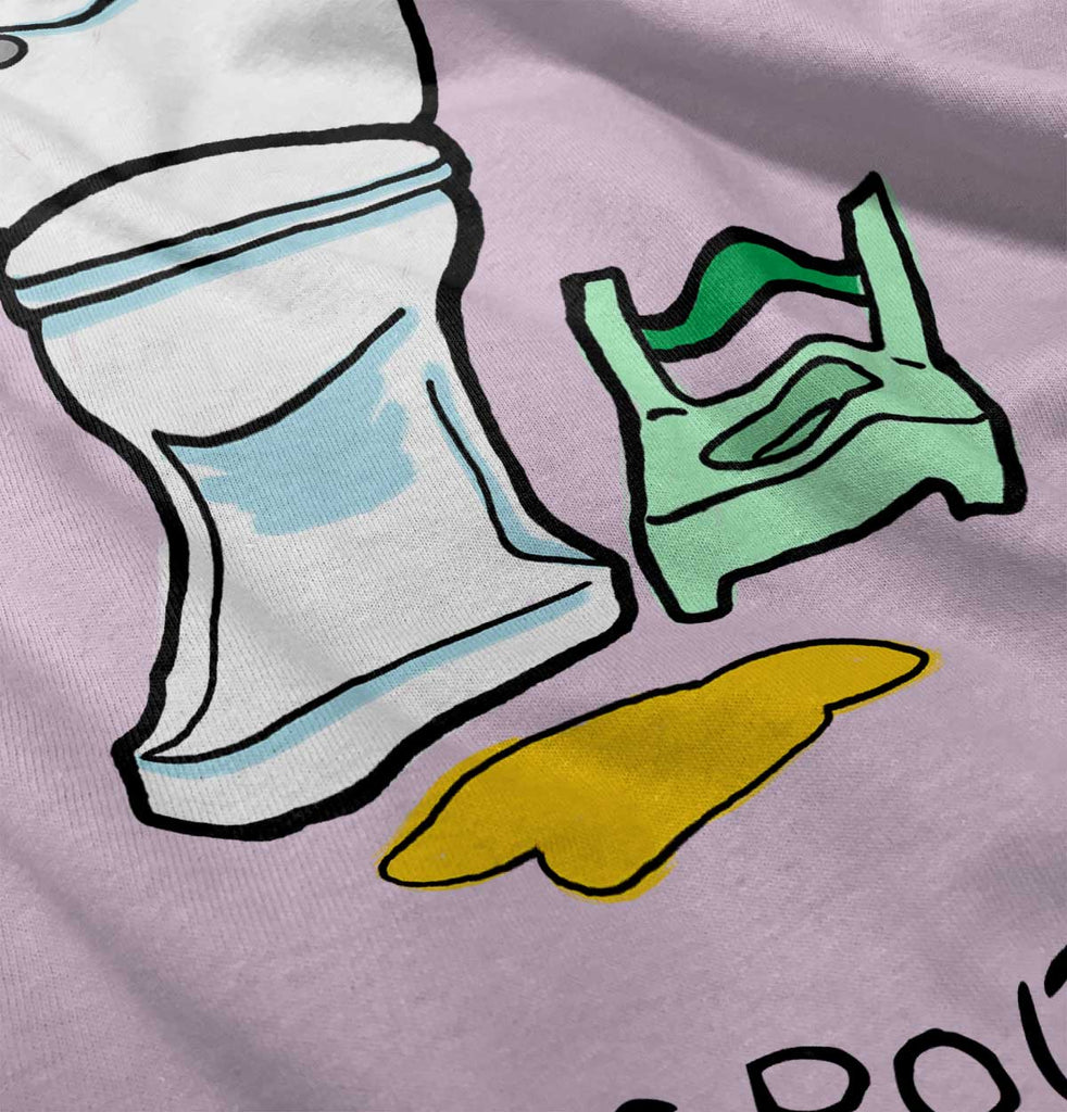 Potty Train Infant Toddler T Shirt-Direct To Garment Print-Brisco Baby