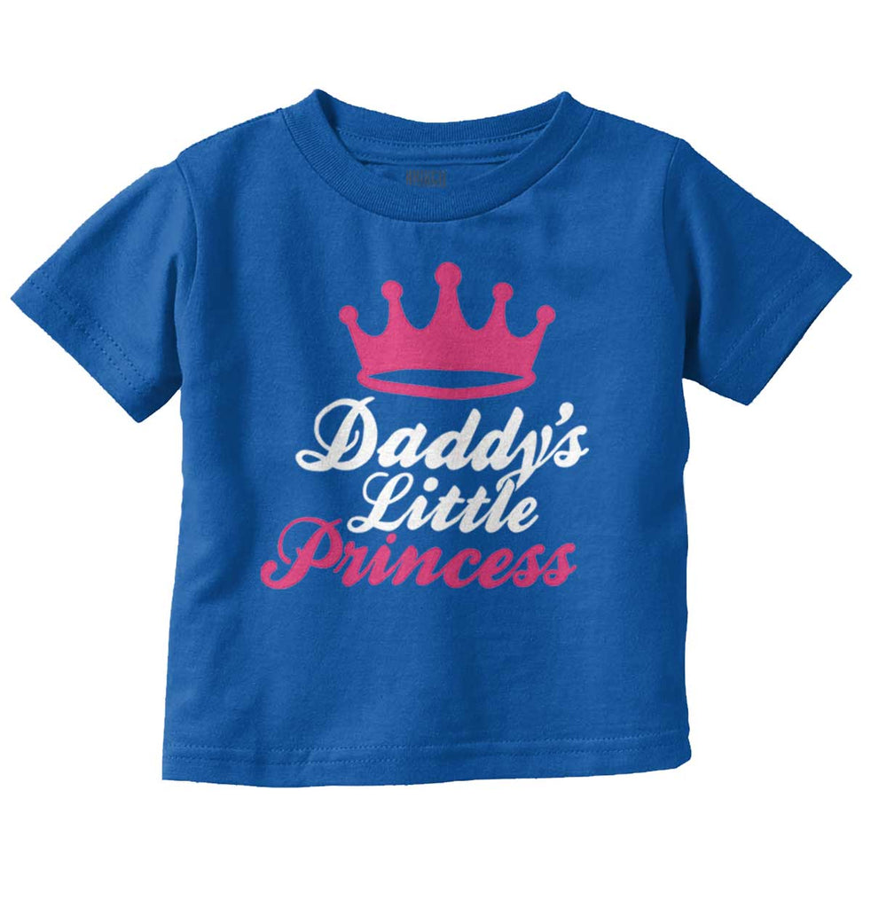 Daddy's Little Princess Infant Toddler T Shirt-Direct To Garment Print-Brisco Baby