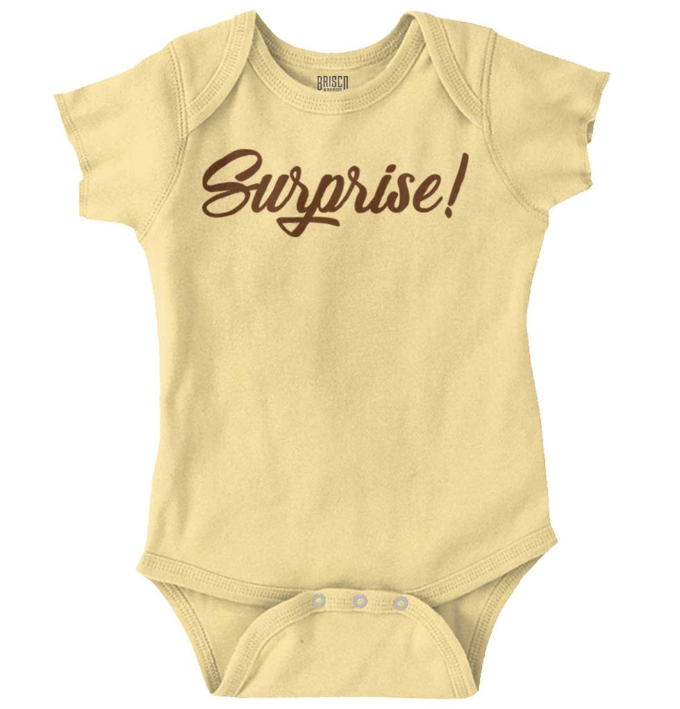 Surprise! Romper Bodysuit-Direct To Garment Print-Brisco Baby