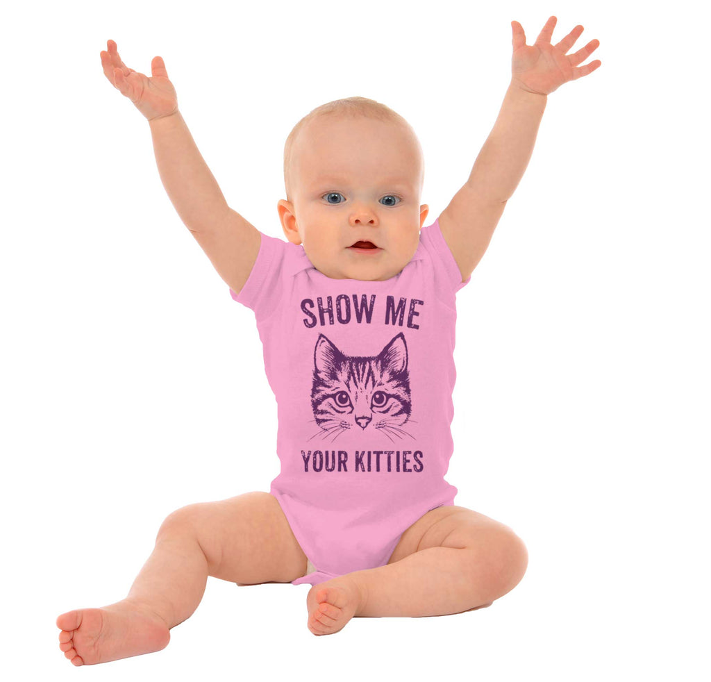 Your Kitties Romper Bodysuit-Direct To Garment Print-Brisco Baby