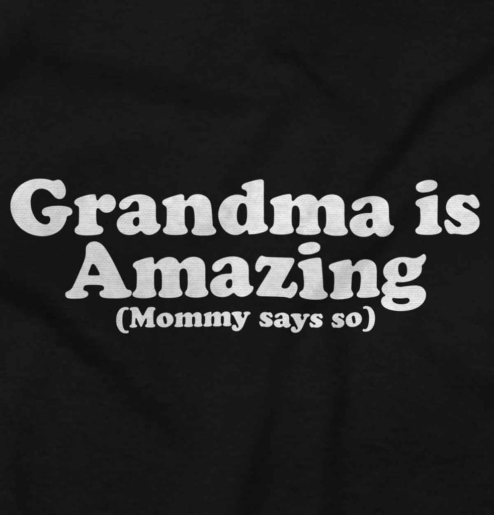 Grandma Amazing Infant Baby Bib-Direct To Garment Print-Brisco Baby