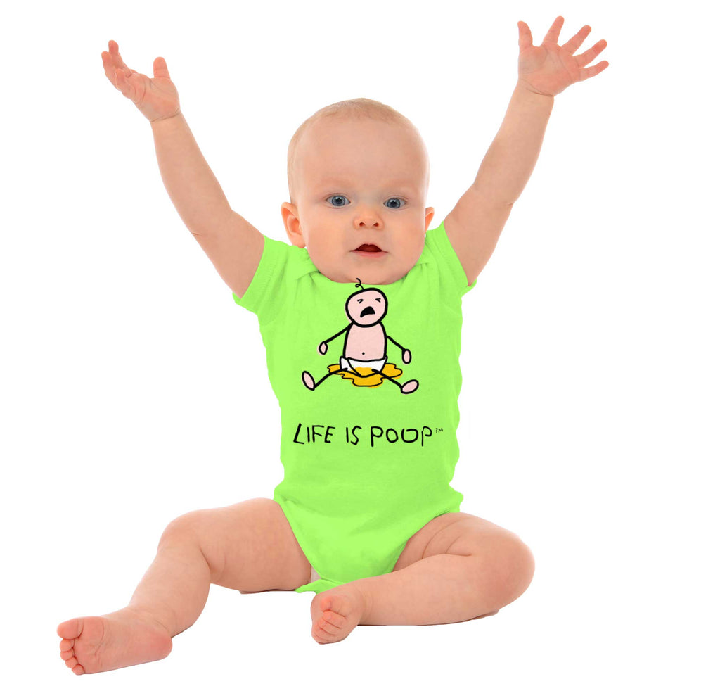 Baby Accident Romper Bodysuit-Direct To Garment Print-Brisco Baby