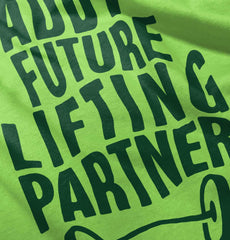 Lifting Partner Romper Bodysuit-Direct To Garment Print-Brisco Baby