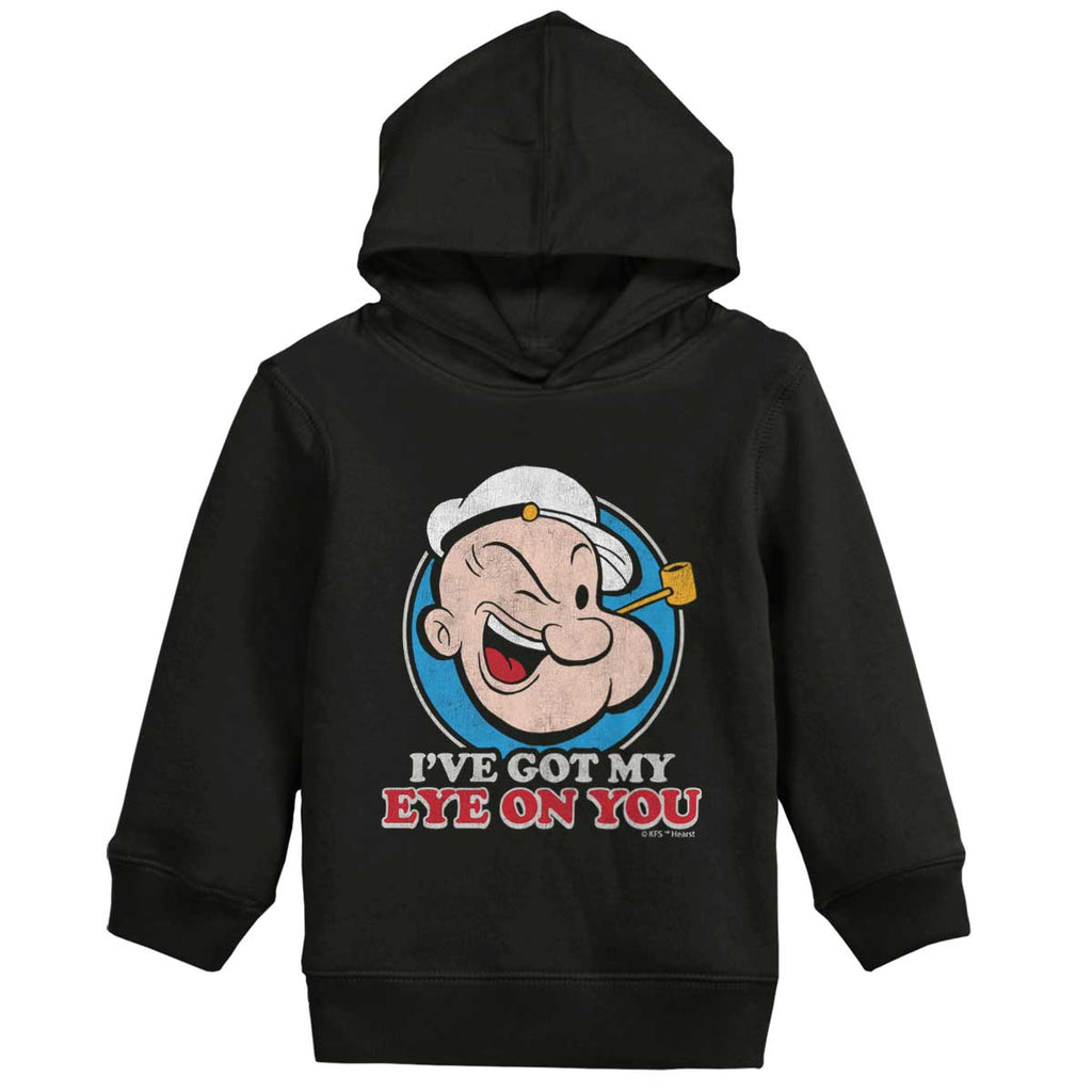 Got My Eye On You Toddler Pullover Hoodie-Direct To Garment Print-Brisco Baby
