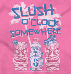 Slush O Clock Somewhere Baby Polka Dot Skirt Dress-Direct To Garment Print-Brisco Baby