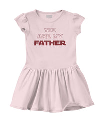 You Are My Father Solid Baby Infant Dress-Direct To Garment Print-Brisco Baby