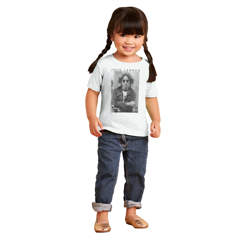 John Lennon NYC Infant Toddler T Shirt-Direct To Garment Print-Brisco Baby