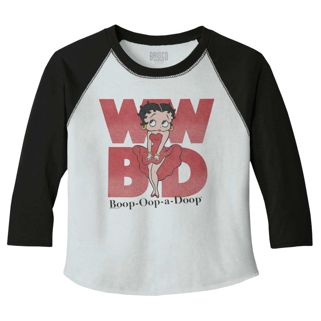 Blowing Dress Toddler Baseball-Direct To Garment Print-Brisco Baby