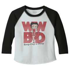 Blowing Dress Toddler Baseball-Direct To Garment Print-Brisco Baby