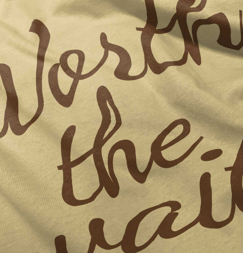 Worth The Wait Romper Bodysuit-Direct To Garment Print-Brisco Baby