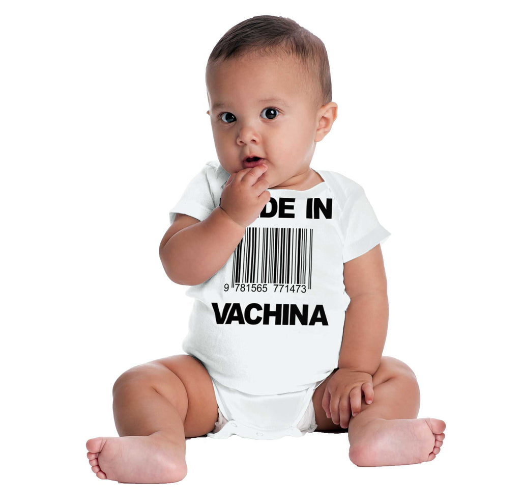 Made In Vachina Romper Bodysuit-Direct To Garment Print-Brisco Baby