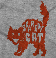 Scaredy Cat Romper Bodysuit-Direct To Garment Print-Brisco Baby