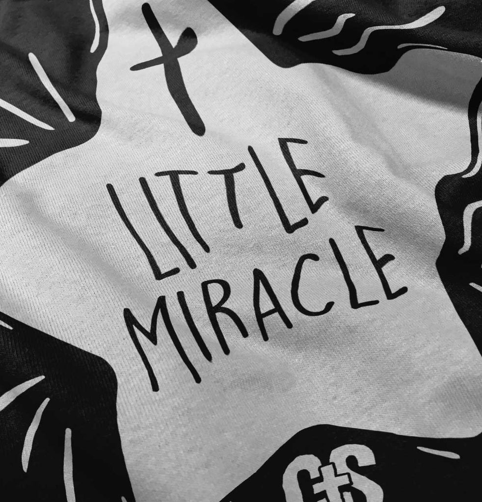 Little Miracle Infant Baby Bib-Direct To Garment Print-Brisco Baby
