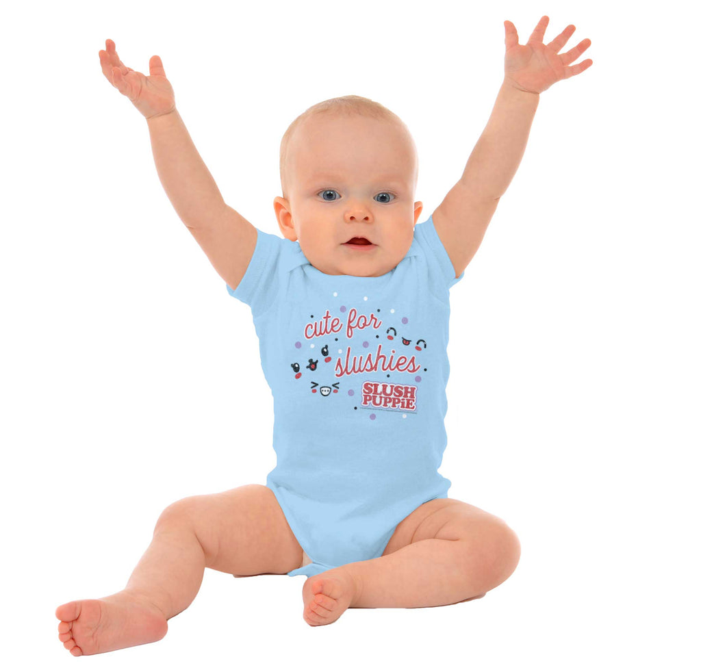 Cute For Slushies Romper Bodysuit-Direct To Garment Print-Brisco Baby