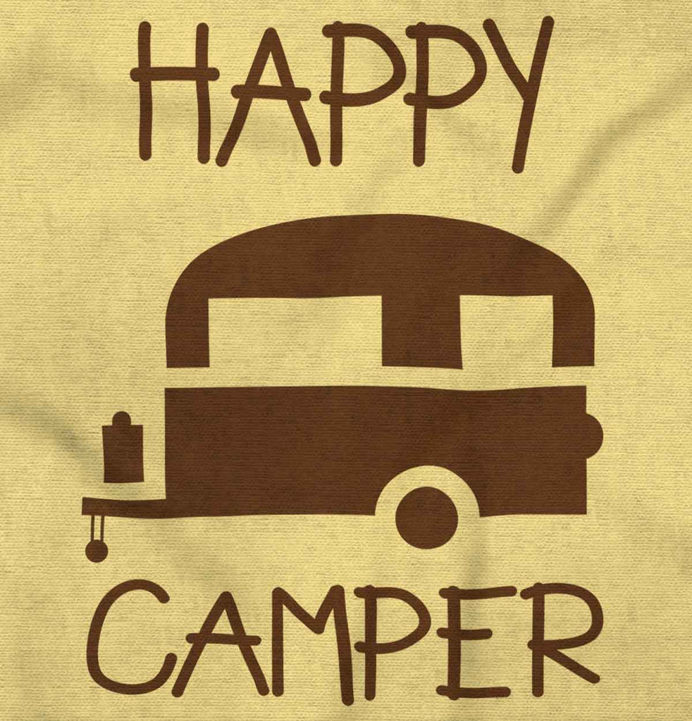 Happy Camper Infant Toddler T Shirt-Direct To Garment Print-Brisco Baby