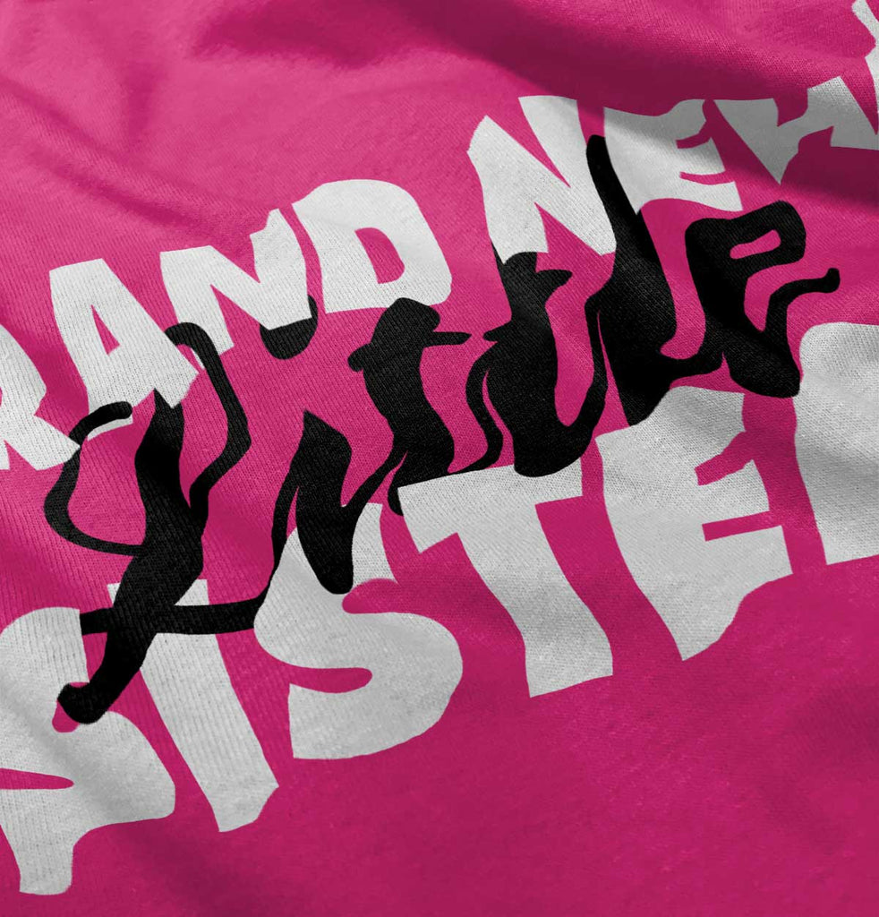 Brand New Little Sister Infant Toddler T Shirt-Direct To Garment Print-Brisco Baby