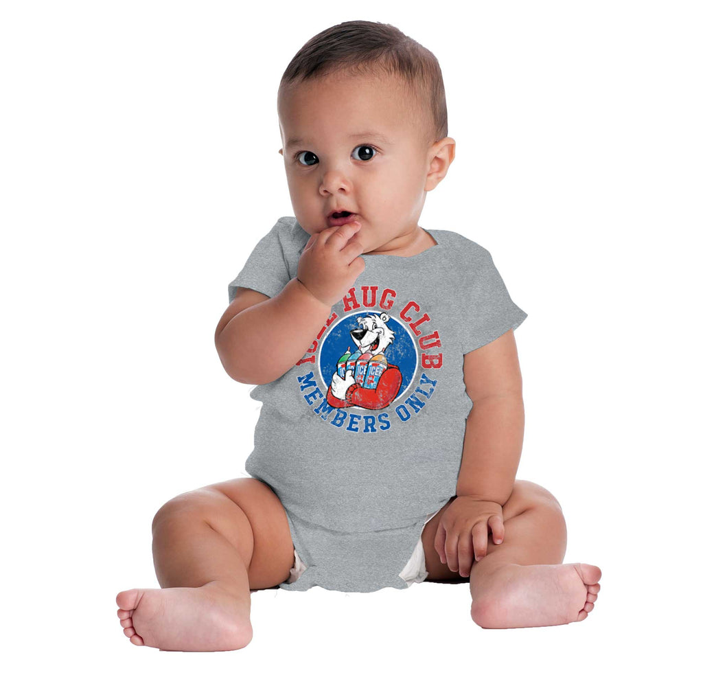 Icee Hug Club Romper Bodysuit-Direct To Garment Print-Brisco Baby