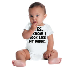 Look Like Daddy Romper Bodysuit-Direct To Garment Print-Brisco Baby