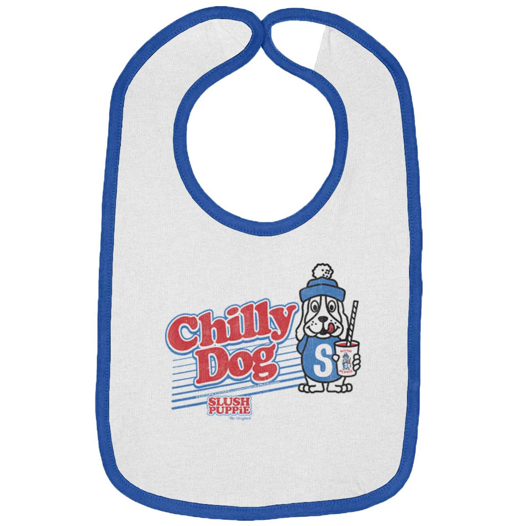 Chilly Dog Trimmed Colored Velcro Bib-Direct To Garment Print-Brisco Baby