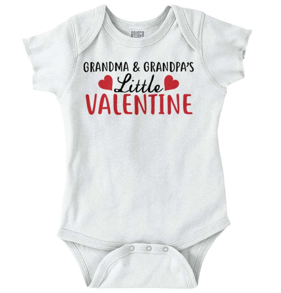 Grandparents Valentine Romper Bodysuit-Direct To Garment Print-Brisco Baby