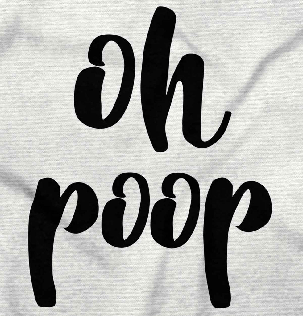 Oh Poop Romper Bodysuit-Direct To Garment Print-Brisco Baby