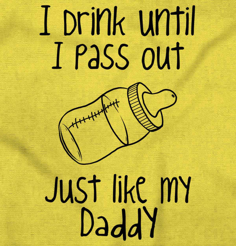 Like My Daddy Romper Bodysuit-Direct To Garment Print-Brisco Baby