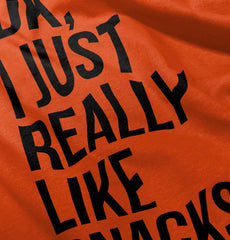 Really Like Snacks Infant Toddler T Shirt-Direct To Garment Print-Brisco Baby