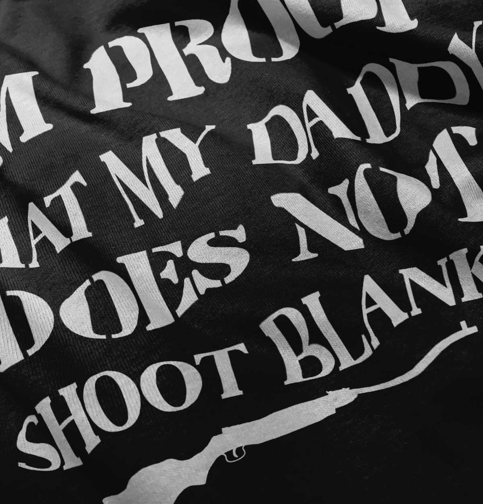 Shoot Blanks Ringer Romper Bodysuit-Direct To Garment Print-Brisco Baby