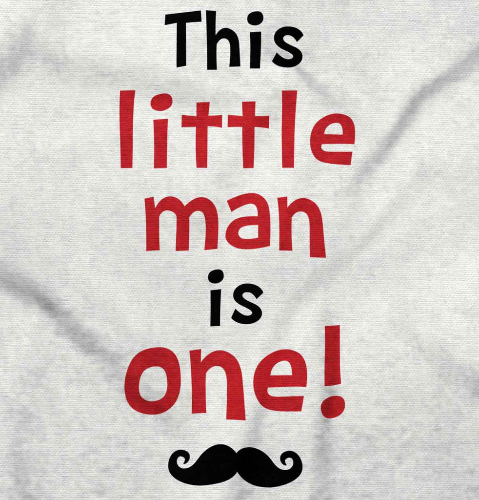 This Little Man One Romper Bodysuit-Direct To Garment Print-Brisco Baby